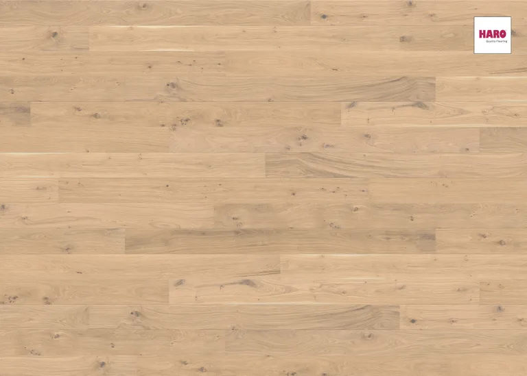 HARO Parkett Eiche Puroweiß Universal strukturiert Landhausdiele 2. Wahl 2