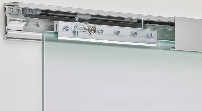 HORI Glasschiebetür Komplettset Loft Premium Plano satiniert ESG 8 mm 7