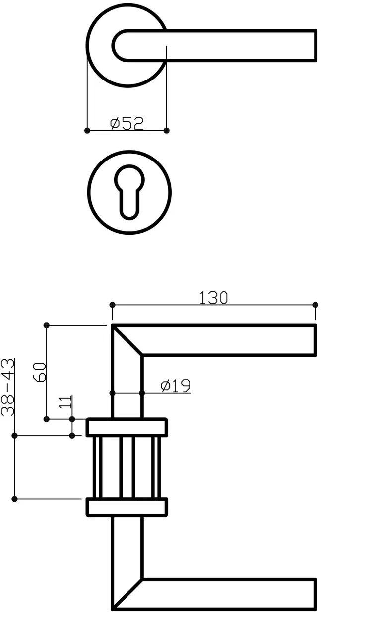 HORI Zimmertür CPL Weiß RAL9010 mit Lichtausschnitt Röhrenspan Rundkante Komplettset 10