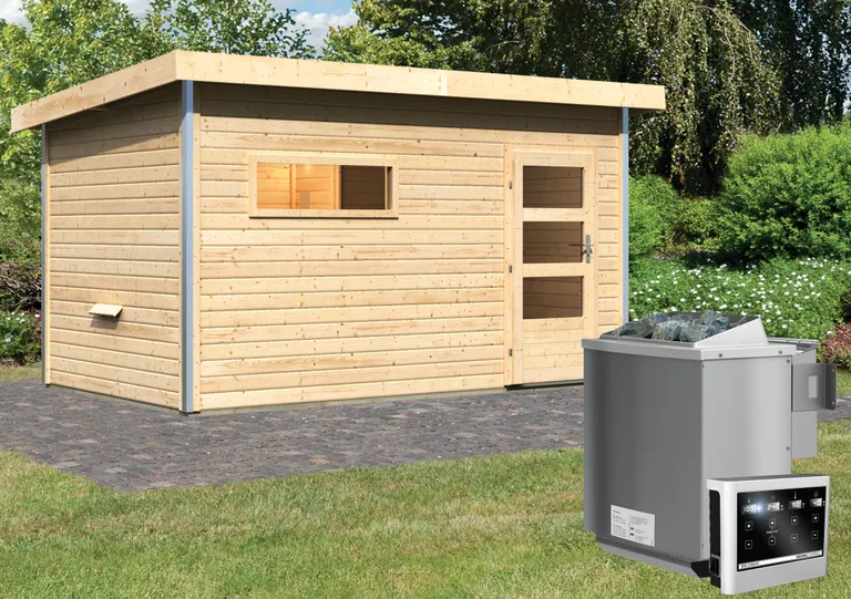 Karibu Sauna-Haus Skrollan Fronteinstieg 38 mm 2