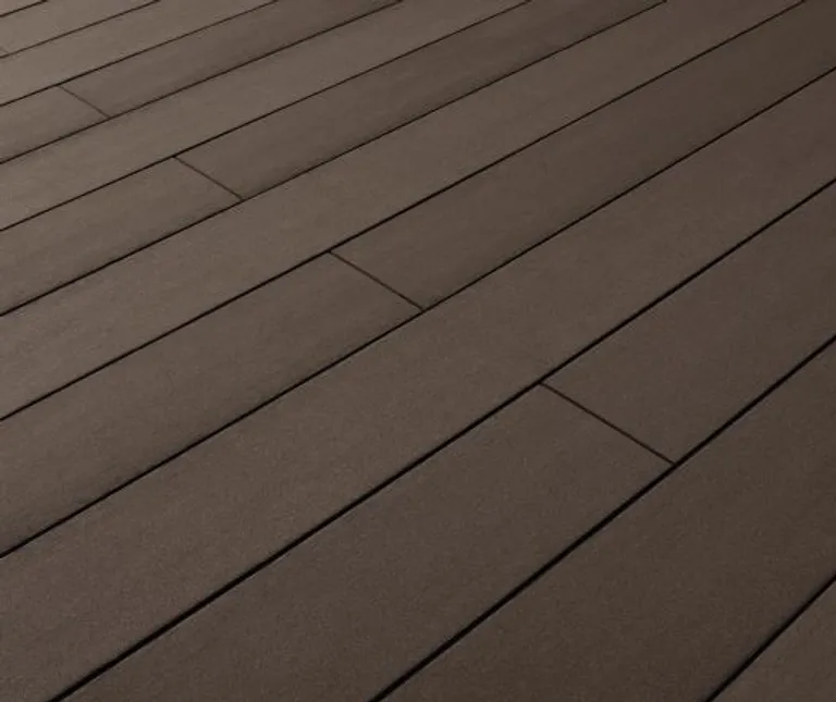 Lignodur terrafina Terrassendielen WPC Massiv XL glatt gebürstet Graubraun 21 x 196mm 0
