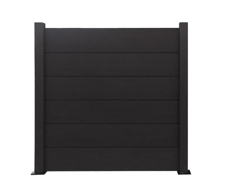 HORI WPC Sichtschutzzaun Stecksystem XXL Komplettset 0