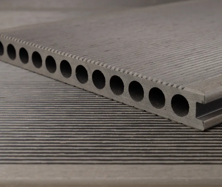 HORI Terrassendielen WPC/BPC Hohlkammer XXL grau 25 x 250 mm 7