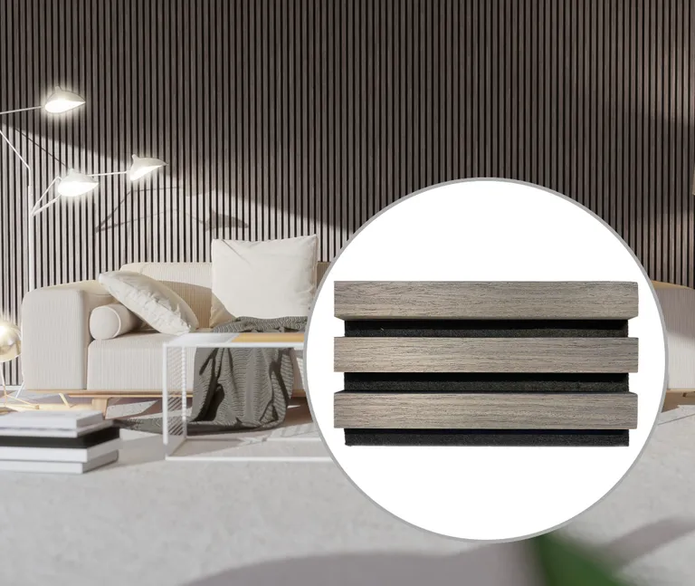 HORI WALL Wandpaneele Eiche silber, 60 cm Breite 0