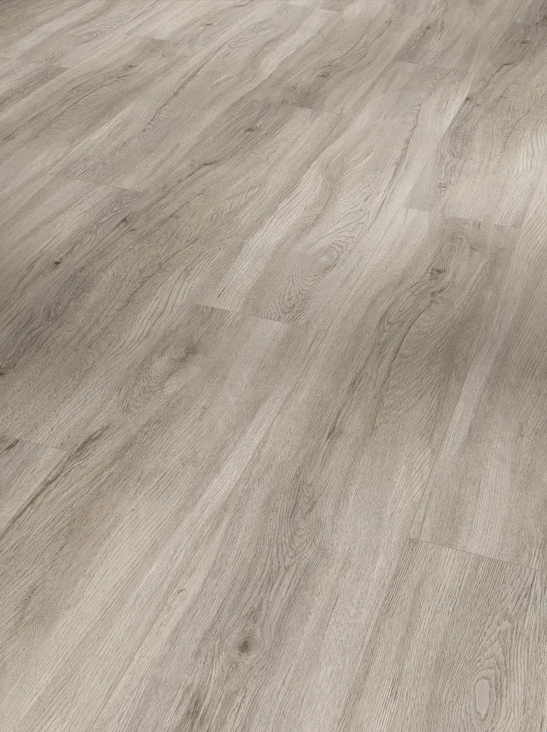 PARADOR Klick-Vinylboden SPC Basic 5.3 Eiche pastellgrau gebürstete Struktur Landhausdiele 6