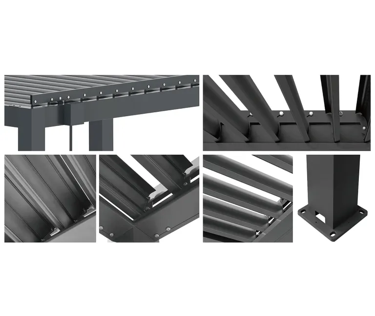 HORI Pavillon Diogenes Anthrazit Komplettset 5