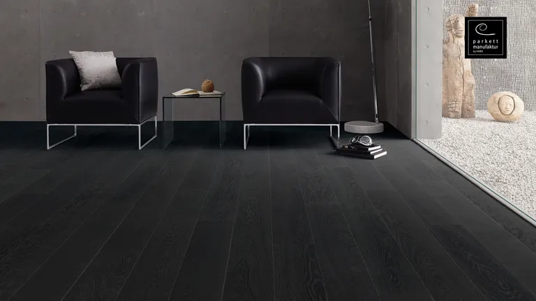 HARO Parkett 4000 Eiche Carbonschwarz Selectiv strukturiert Landhausdiele 3