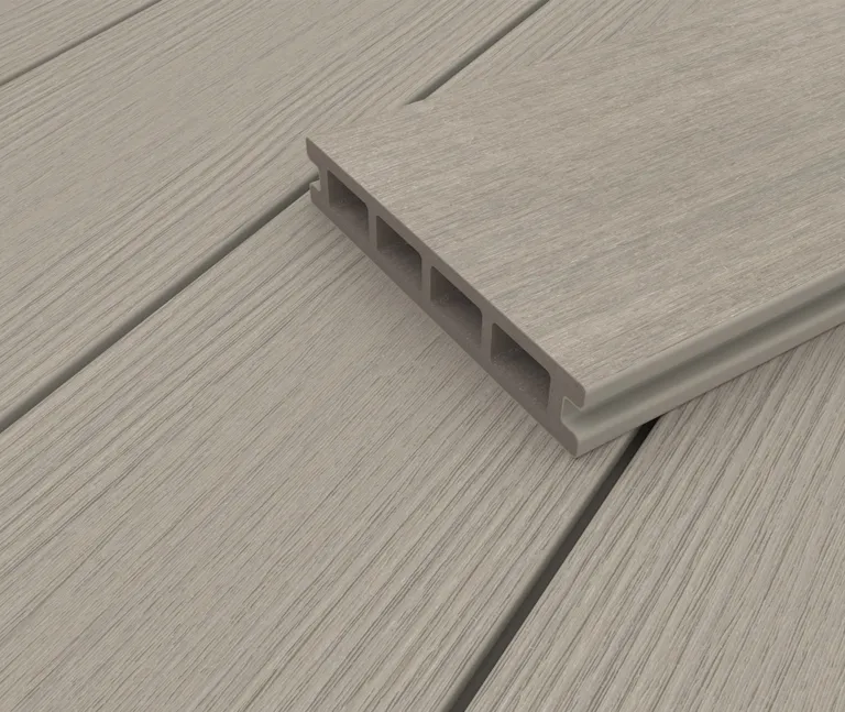 HORI Terrassendiele WPC Hohlkammer Essential Co-Extrudiert 22,5 x 145 mm Grau-Beige 3