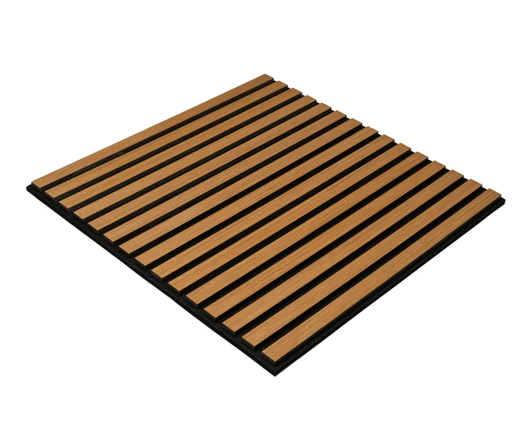 HORI WALL Akustik Dekor Wandpaneele Teak quadratisch 4