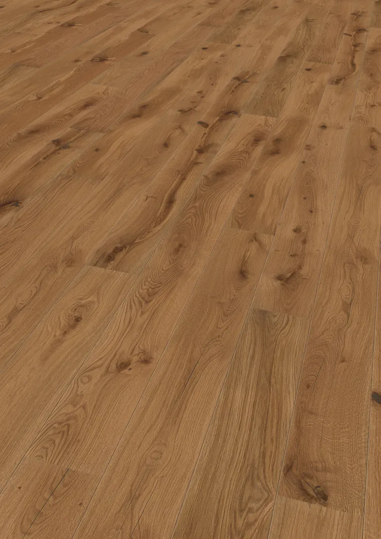 tilo Parkett RUSTICO TREND Eiche Caramel Intens gebürstet Landhausdiele 1