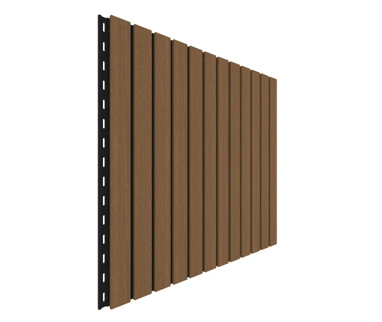 HORI WPC Wandverkleidung Rhombus 21 x 175,5 x 2900 Naturbraun 4