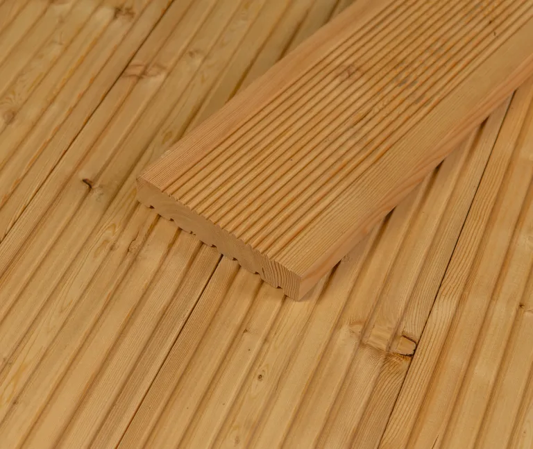 HORI Terrassendielen sibirische Lärche grob / fein 27x142mm 2