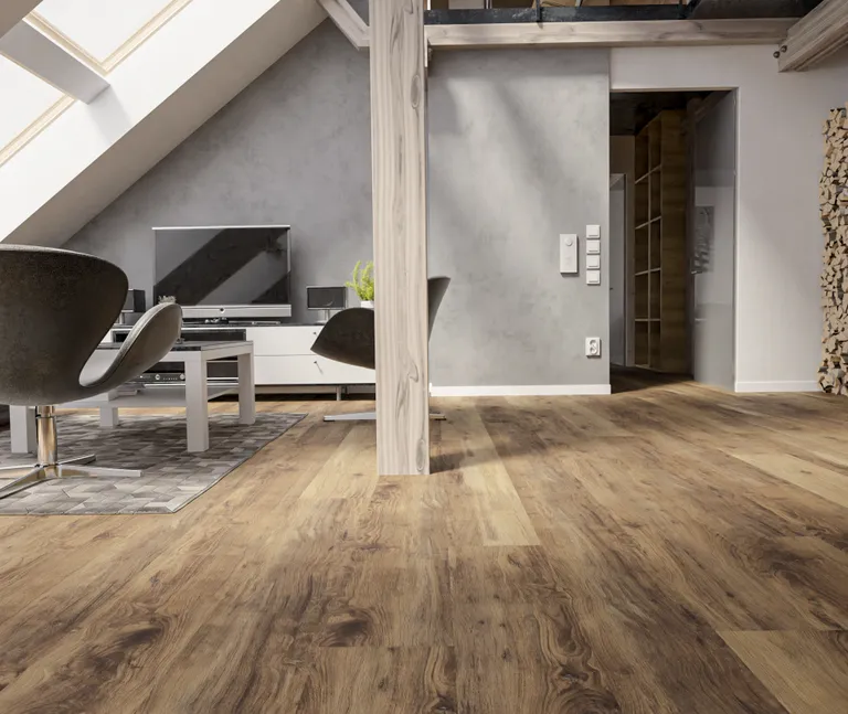 HORI Klick-Hartvinylboden Rigid SPC Eiche rustikal angeräuchert Katoomba Landhausdiele Holzstruktur 6