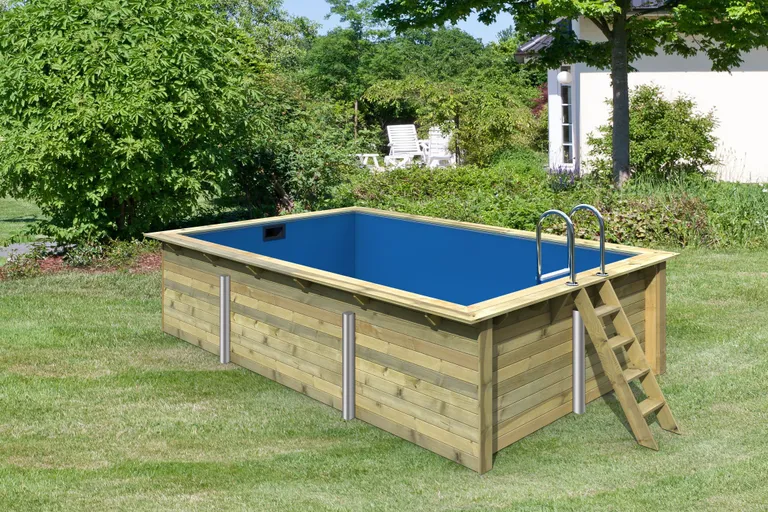 Karibu Pool Premium Steck- / Schraubsystem Rechteckig 2