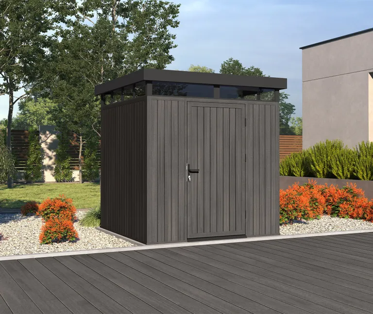 NewTechWood Gartenhaus mit Flachdach 3