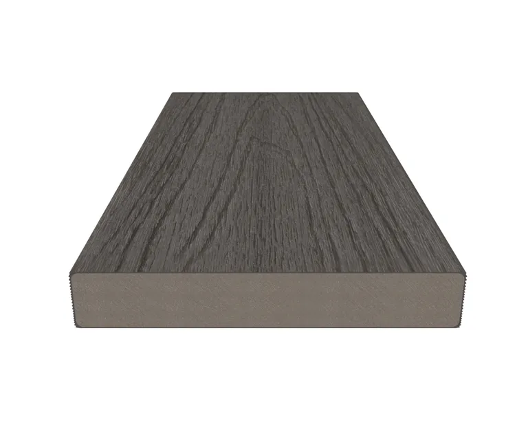 NewTechWood Verkleidungsbretter WPC Massiv Silver Gray Holzstruktur gebürstet / glatt gebürstet Co-Extrudiert 22,5 x 138 mm 1
