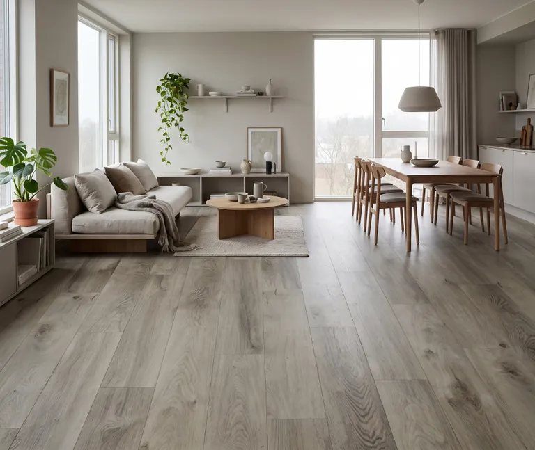 HORI Klick-Hartvinylboden Acoustic Eiche Driftwood Landhausdiele XL synchron Holzstruktur 6