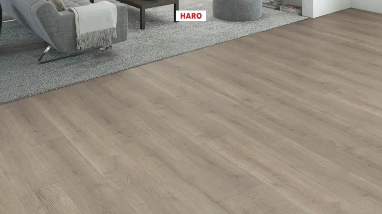 HARO Laminat Tritty 90 Eiche Bari grau authentic Landhausdiele 3