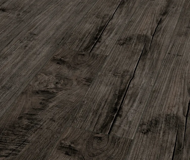 KRONOTEX Laminat Exquisit D4171 Nostalgie Teak Graphit Landhausdiele 0