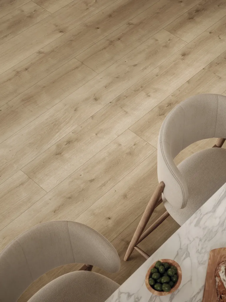 PARADOR PVC freier Klick-Designboden Modular ONE Eiche pure perlgrau Holzstruktur Landhausdiele 7