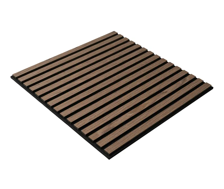 HORI WALL Akustik Dekor Wandpaneele Walnut rustic quadratisch 4