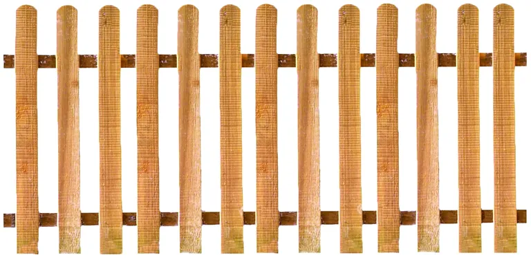 TETZNER & JENTZSCH Lattenzaun-Feld Luka aus Eiche, 200 x 100 cm 0