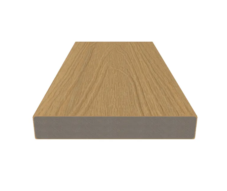 NewTechWood Verkleidungsbretter WPC Massiv Red Cedar Holzstruktur gebürstet / glatt gebürstet Co-Extrudiert 22,5 x 138 mm 1