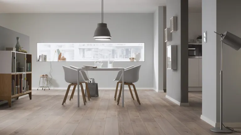 ter Hürne PVC-freier Klick-Designboden dureco Classic Line OF 2807 Eiche taupegrau Landhausdiele 2