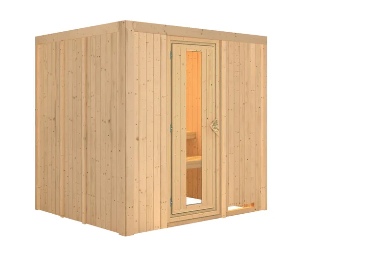 Karibu System-Sauna Daria Fronteinstieg 68 mm 1