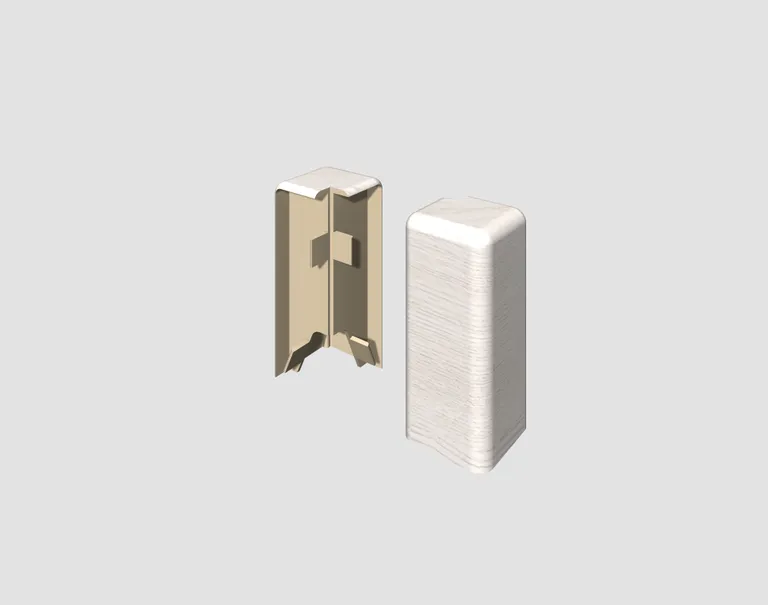 EGGER Außenecke Cubical Eiche weiß 6 cm 0