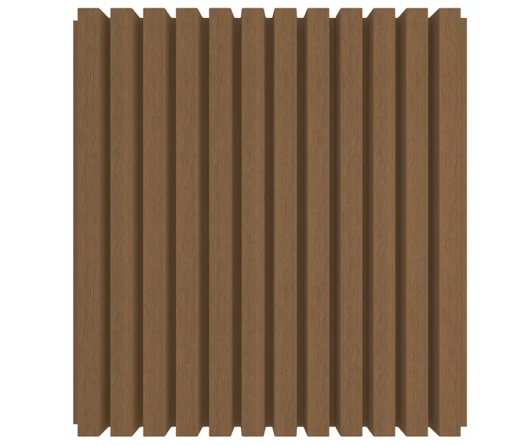 HORI WPC Fassadenprofil Rhombus Premium Small 33 x 215 mm naturbraun 1