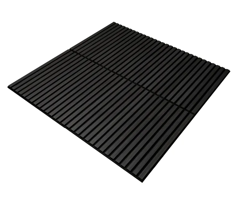 HORI WALL Akustik Dekor Wandpaneele Black Oak quadratisch 6