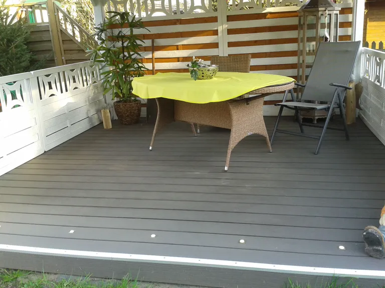 megawood Terrassendielen WPC Premium Plus massiv schiefergrau 21x145mm 6