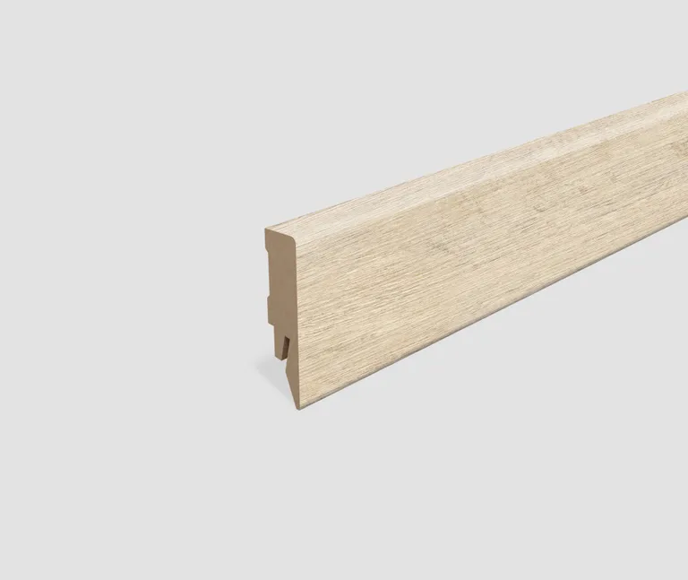 EGGER MDF-Kern Sockelleiste L643 passend zu Fußboden Kreideeiche 0