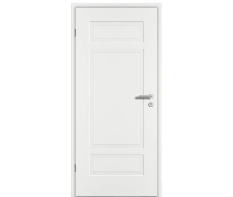 PRÜM Zimmertür ELEGANCE MODENA M3/1 Weißlack Exclusiv RAL 9016 Röhrenspan kleine Rundkante 0