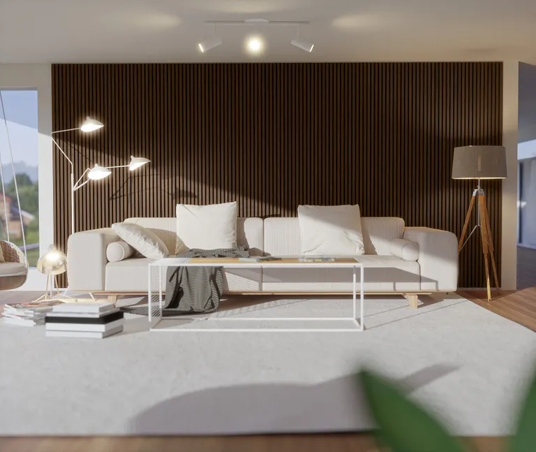 HORI WALL Akustik Dekor Wandpaneele Walnut 5