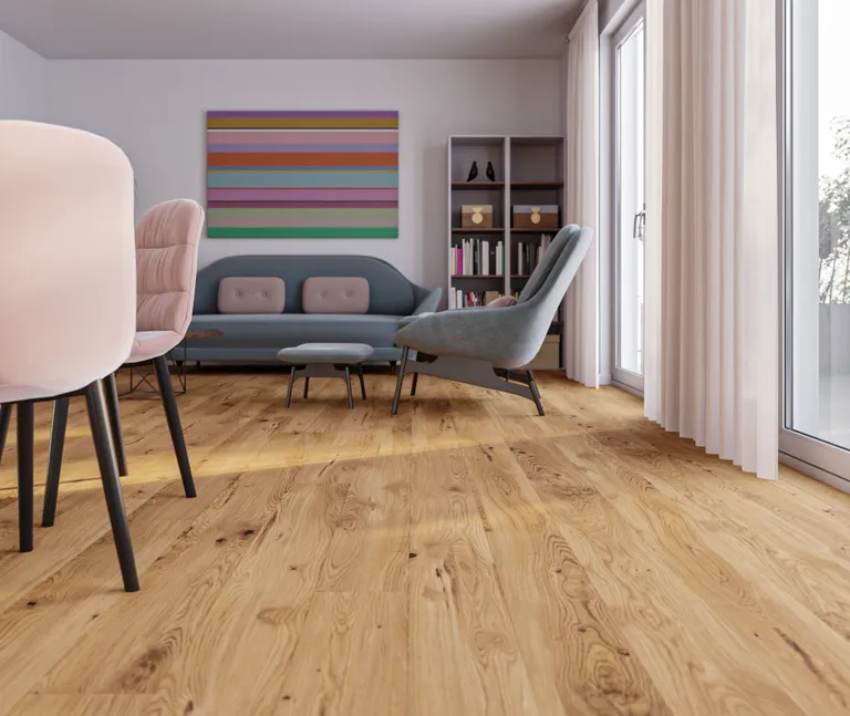 HORI Parkett 300 Eiche Cottage Country stark gebürstet Landhausdiele matt versiegelt 4