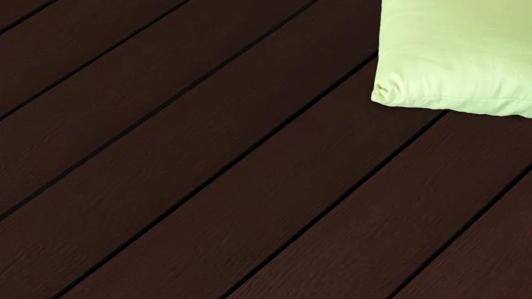Kovalex Terrassendielen WPC massiv Schokoladenbraun unbehandelt 20 x 145 mm 1