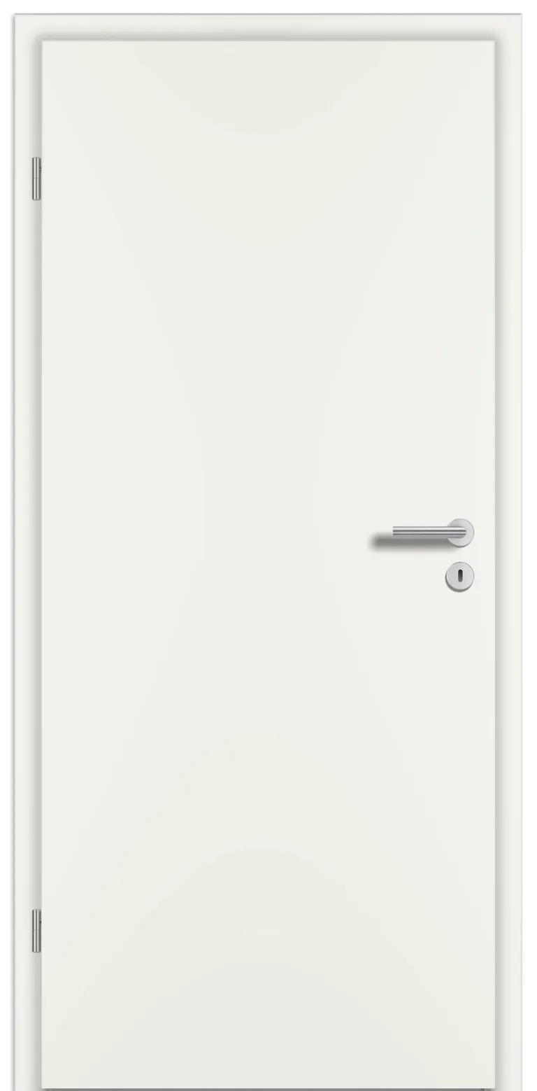PRÜM Zimmertür Weißlack RAL9010 Röhrenspanplatten Rundkante 0