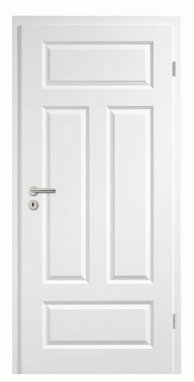 HORI Zimmertür Estella 4Q Weißlack RAL9010 Röhrenspan Rundkante 0