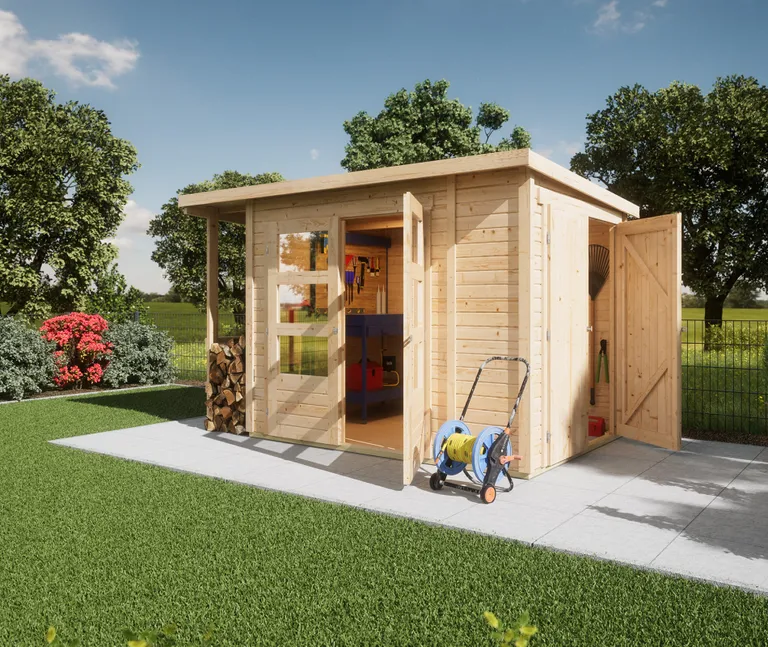 Karibu Gartenhaus Multifunktionshaus 0