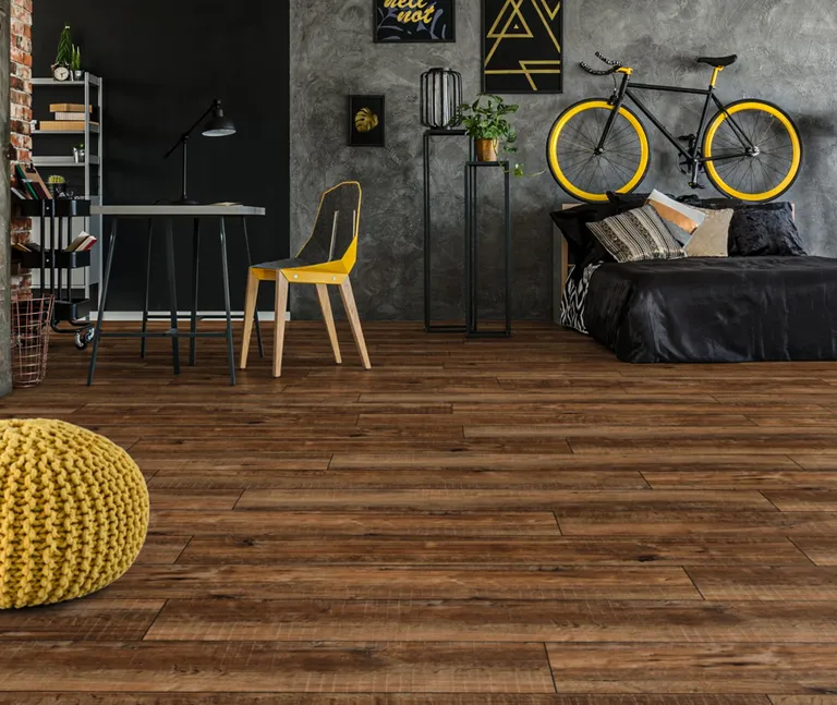 HORI Laminat Style Eiche Kaffeebraun Landhausdiele 7