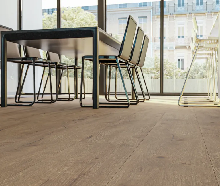 HORI Klick-Hartvinylboden Rigid SPC Eiche Bamoral Castle Landhausdiele synchron Holzstruktur 7