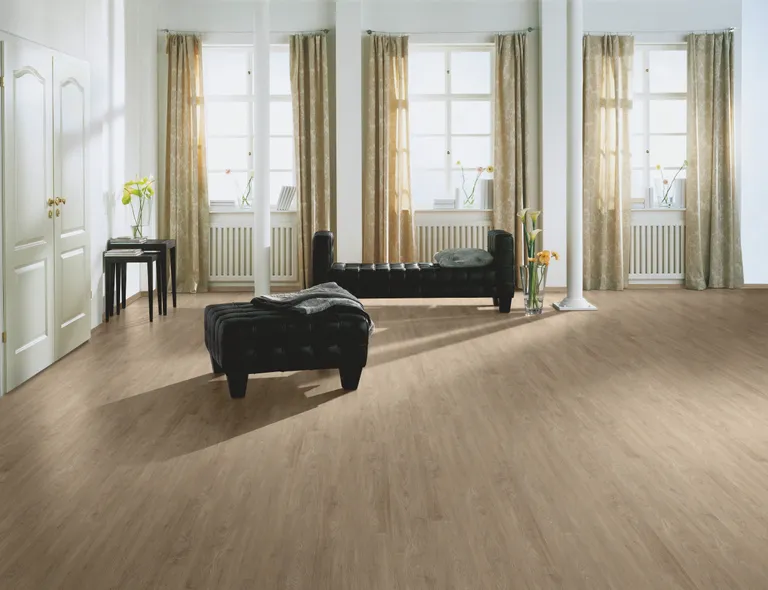 HORI Klebe-Vinylboden massiv Eiche Duisburg braun Holzstruktur Landhausdiele 6