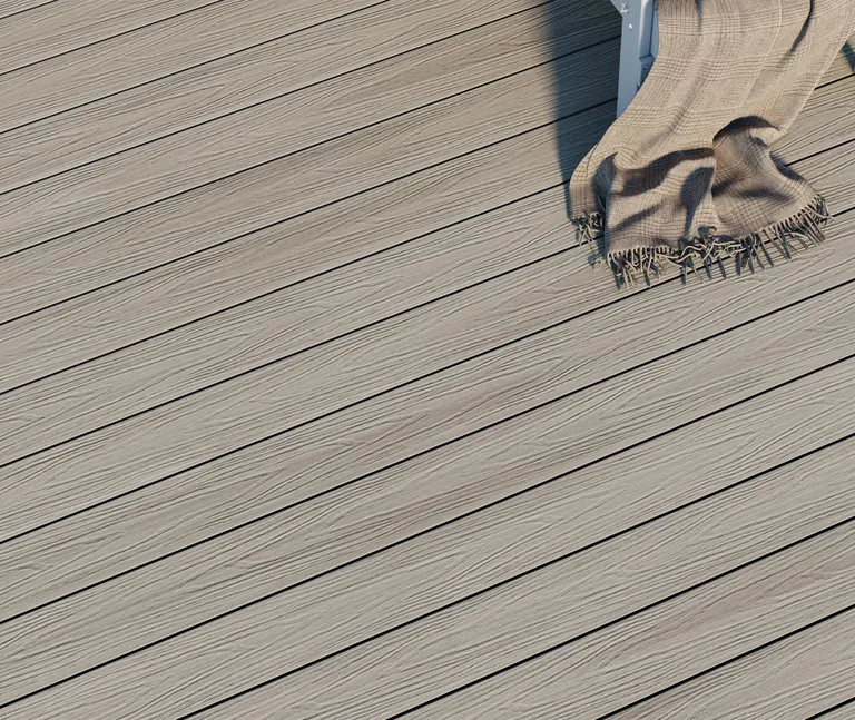 NewTechWood Terrassendielen WPC Hohlkammer Antique Holzstruktur gebürstet / glatt gebürstet Co-Extrudiert 22,5 x 145 mm 0