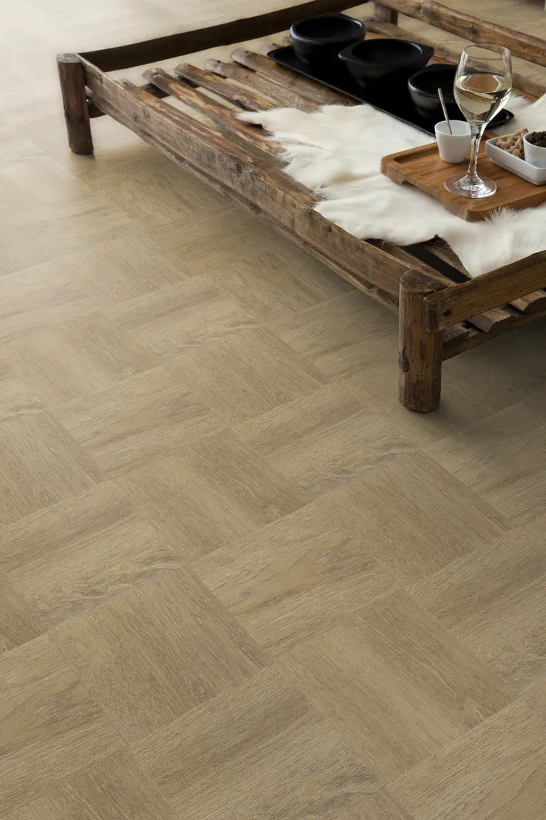 Gerflor Klebe-Vinylboden Dalle Vinyle Prime 0001 Wood Choco Fliese selbstklebend 1