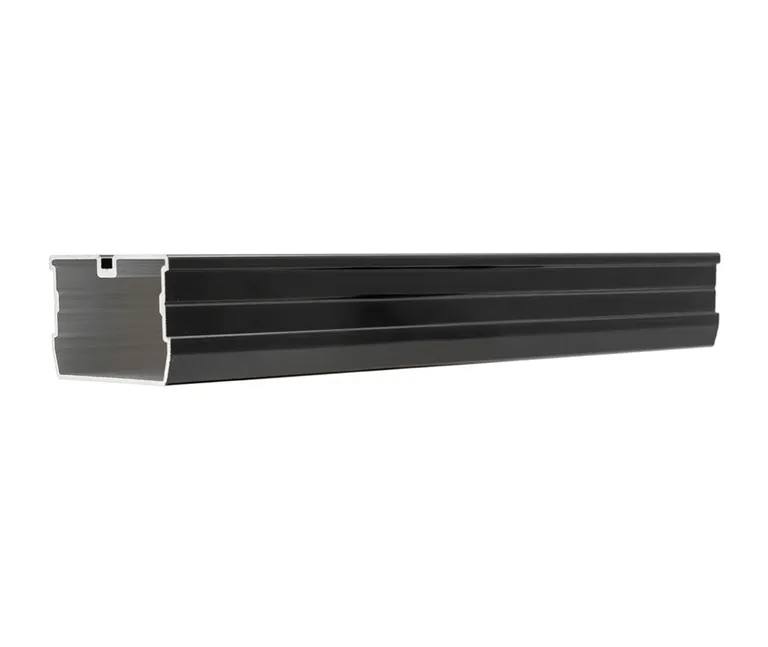 HORI Terrassendielen Unterkonstruktion Aluminium Easy-Click schwarz pulverbeschichtet 40 x 60 mm 1