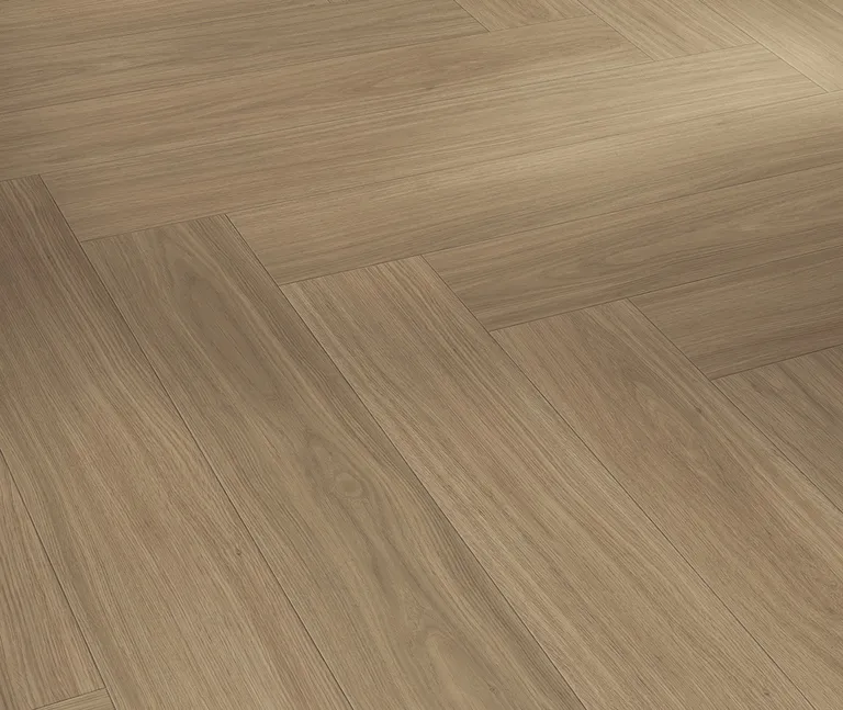 PARADOR PVC freier Klick-Designboden Modular One Eiche Artemis karamellbraun Eleganzstruktur Fischgrät 0