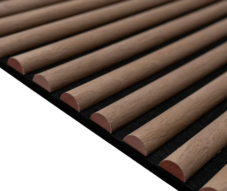 HORI WALL Akustik Dekor Wandpaneele Beige Oak Rundstab Quadratisch 7