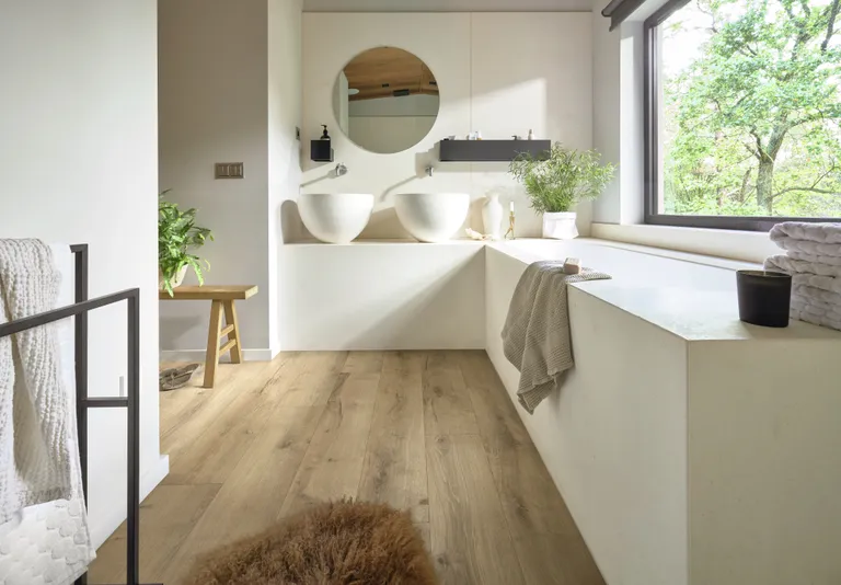 MEISTER PVC-freier Designboden MeisterDesign. next DD 500 S Risseiche Terra Landhausdiele 5G Dry® 1